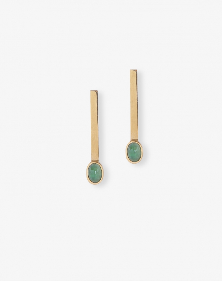 Esmerald Yarn Earrings