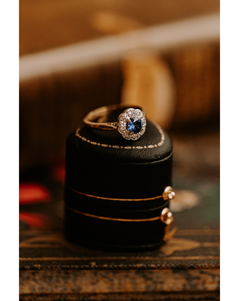 Roseta vintage azul S1