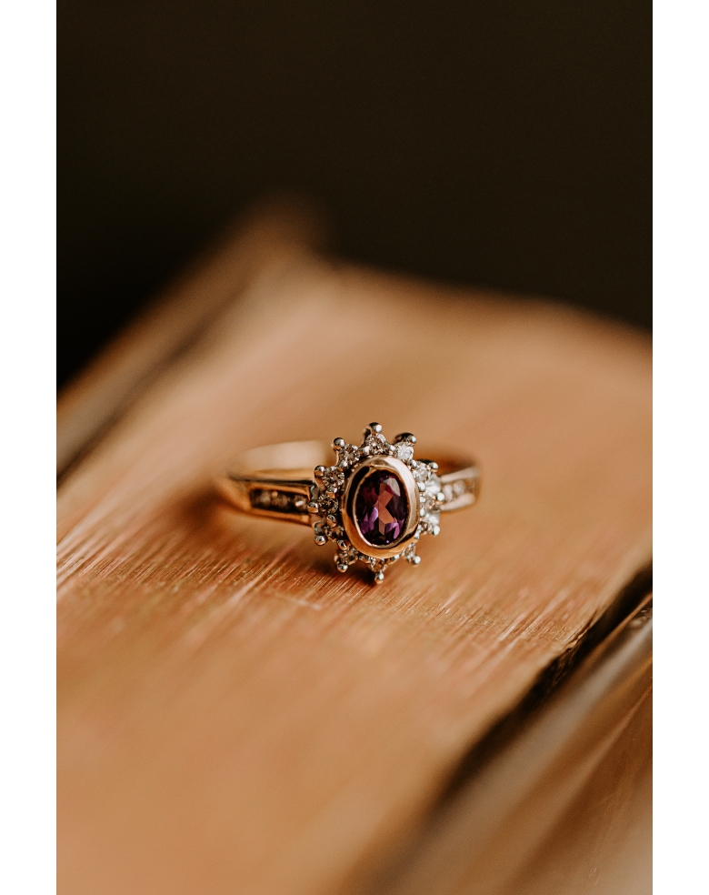 Sortija sol de Amatista