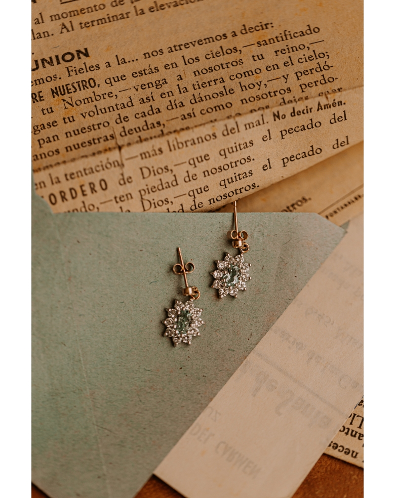 Pendientes Roseta Vintage