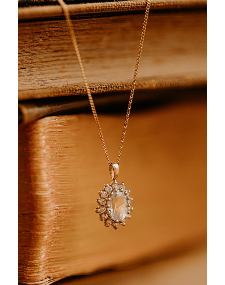 Colgante Roseta vintage