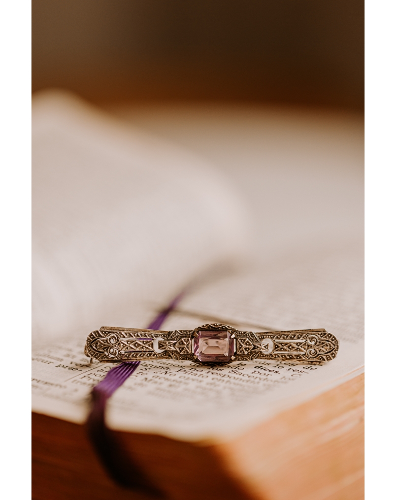 Broche vintage Amatista