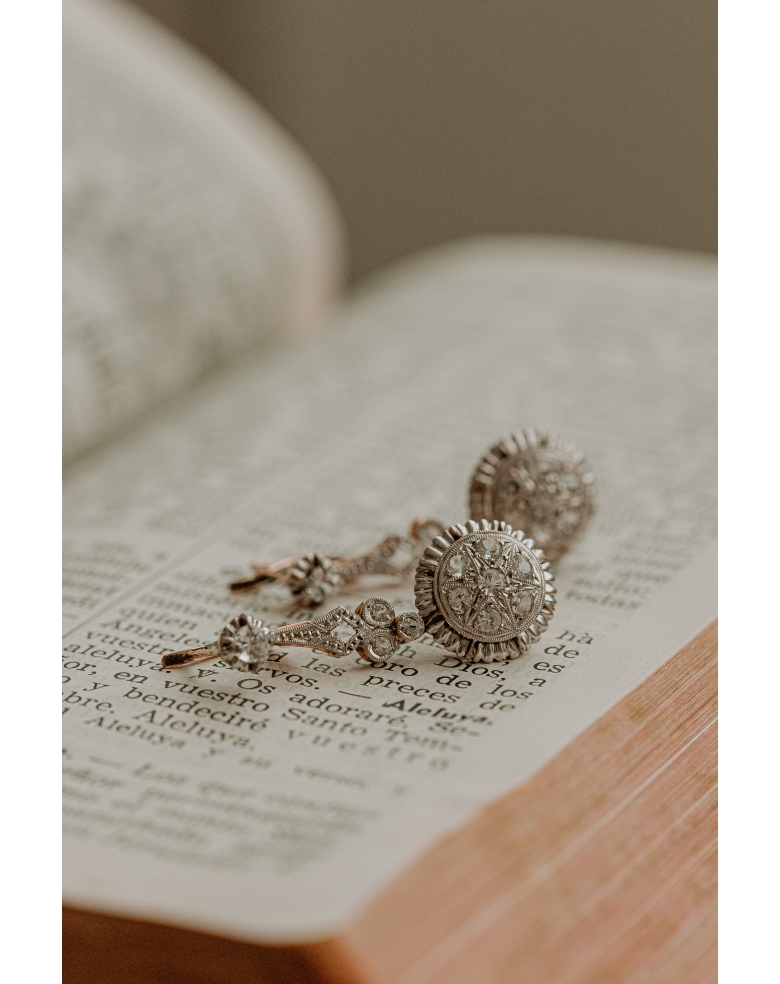 Pendientes Vintage mitad...