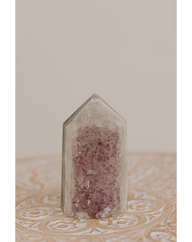 Agate Point with Amethyst 1