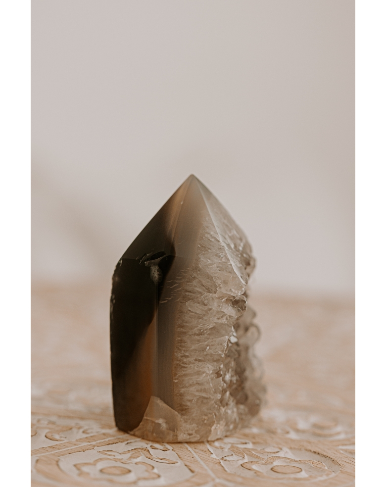 PUNTA DE ÁGATA CON AMATISTA 2