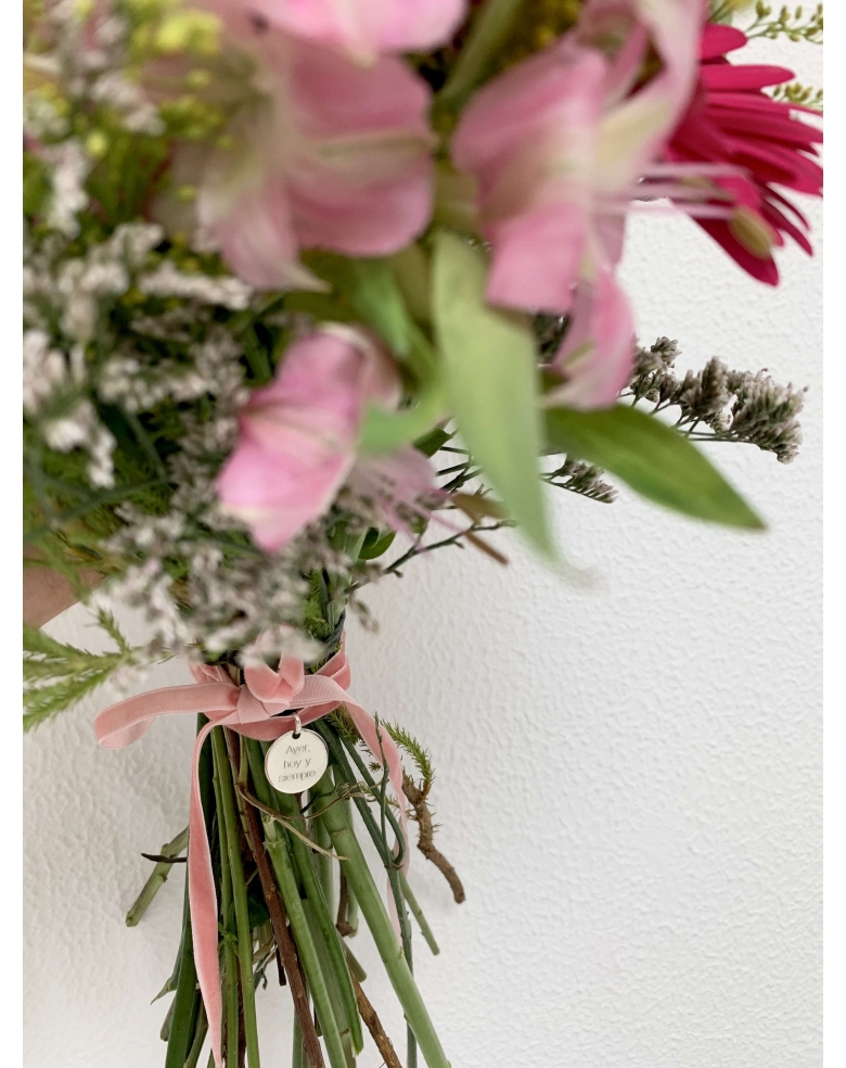 Bridal Bouquet Medal with...