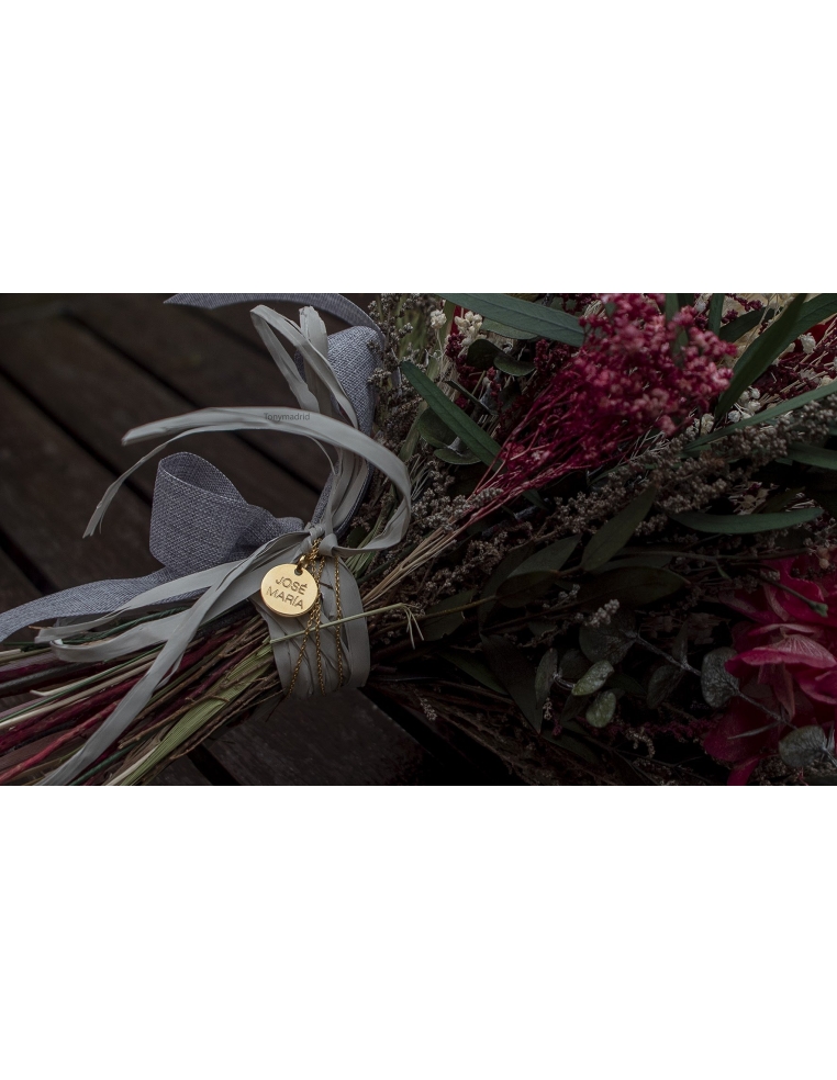 copy of Bridal Bouquet Medal with Chain