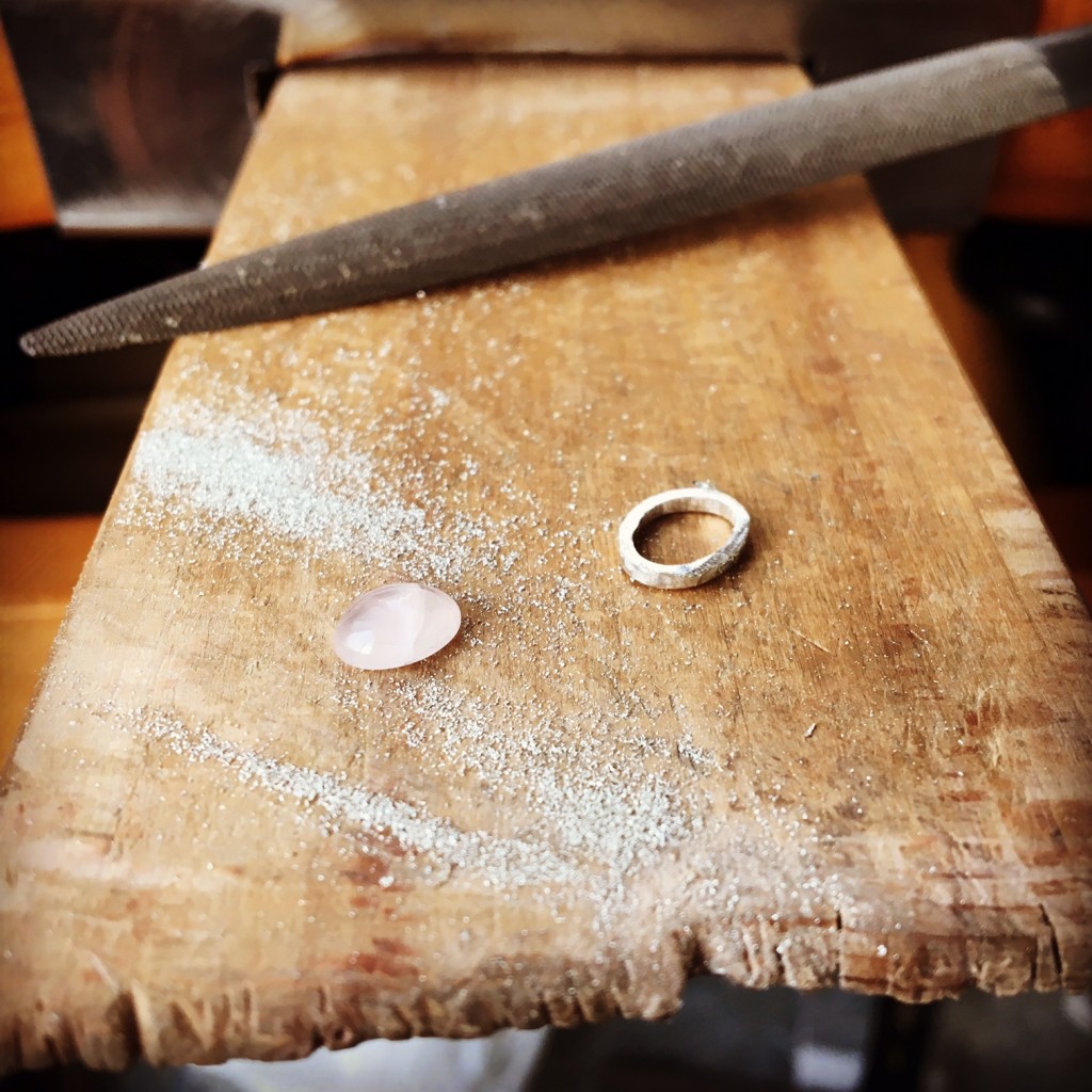 Creando el recubrimiento de las piedras