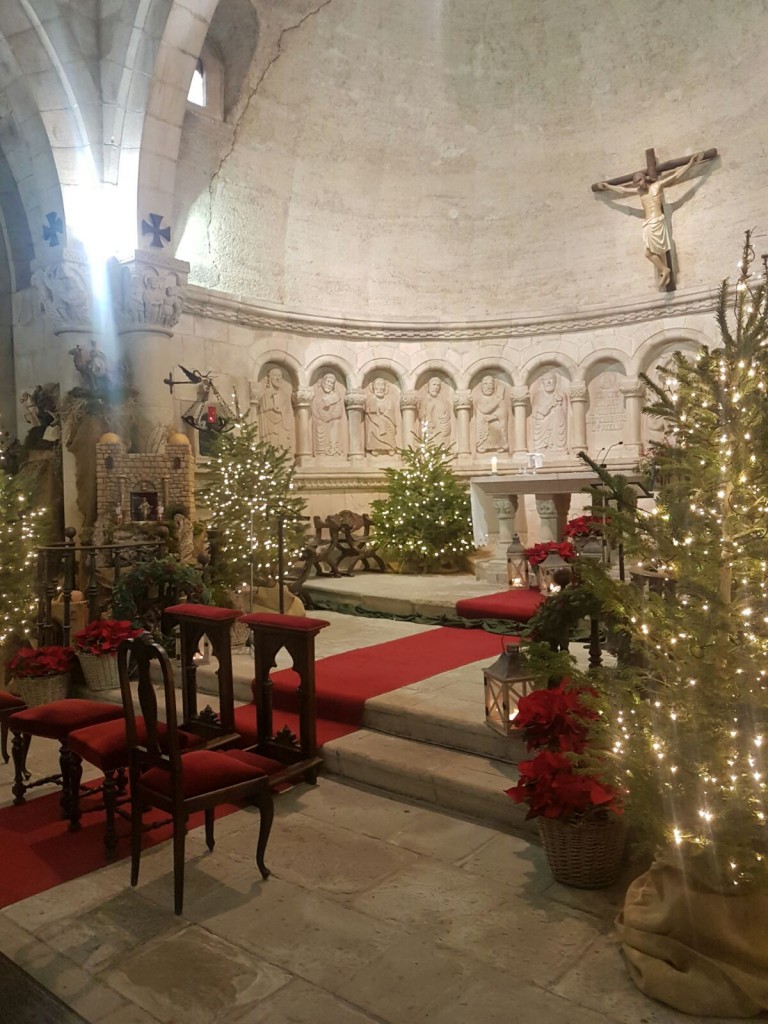 Árboles de Navidad en la iglesia :)