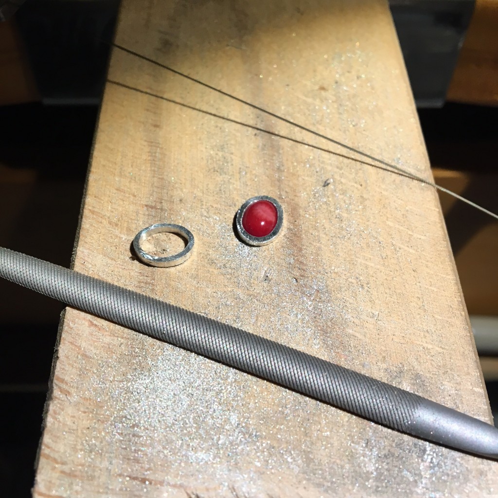 Empezando a fabricar los pendientes