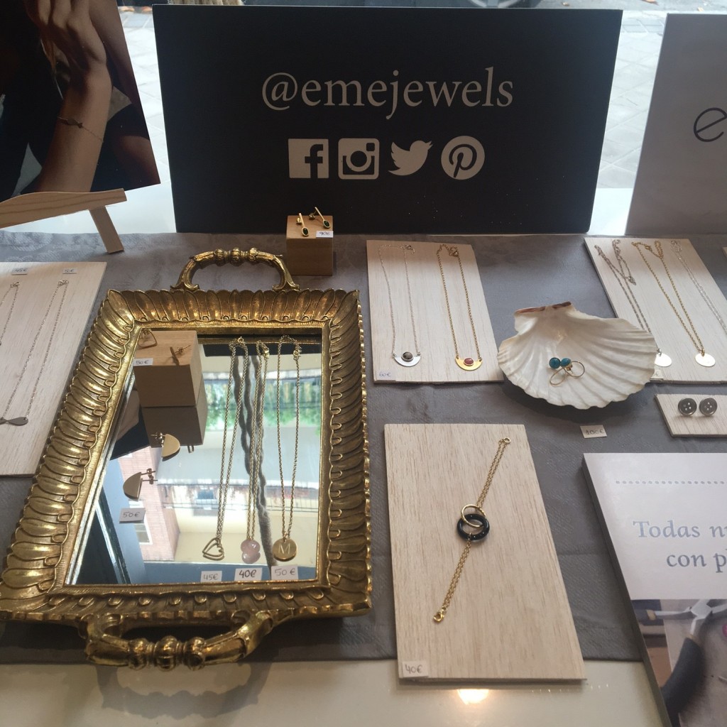 Detalles del stand de eme en Maquis & Co
