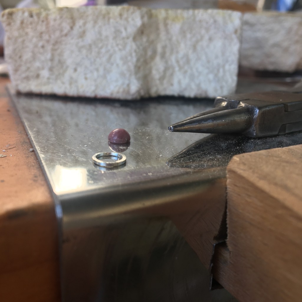 Boquilla hecha para revestir la Rodocrosita